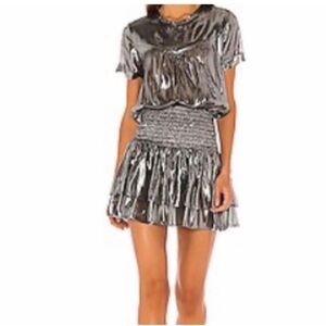 NONchalant Iridescent Silver Dress